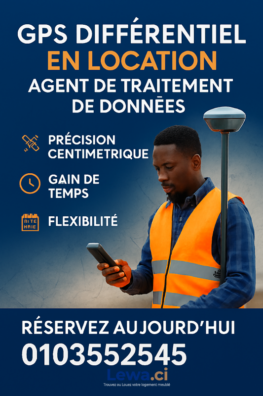 Image principale du bien : GPS DIFFERENTIEL EN LOCATION